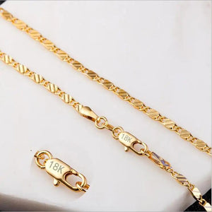 Classic Copper Necklace 585 Women Jewelry Long 40-75CM