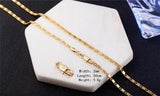 Classic Copper Necklace 585 Women Jewelry Long 40-75CM