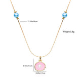 Merliah Mermaid Tale Pearl Necklace Pink Shell Metal Princess Jewelry