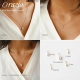 5Pcs Freshwater Pearl Necklace - Irregular Pendant Neck Chain DIY Jewelry