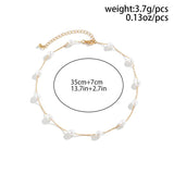 Baroque Pearl Chain Necklace for Women Y2K Jewelry Gift