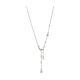 Star Moon Pearl Tassel Chain Necklace for Women