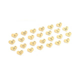 Heart Initial Letter Pendant Pearl Necklace for Women