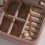 316L Stainless Steel Freshwater Pearl Necklace for Women
