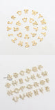 Hot Pearl Chain Initial Necklace A-Z Letter Pendant Necklace