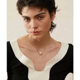 15mm Big Pearl Chain Stainless Steel Necklace Women Pvd Plated