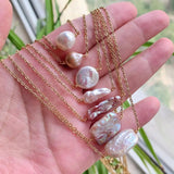 Baroque Freshwater Pearl Necklace for Women Choker Minimalist
