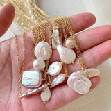 Baroque Freshwater Pearl Necklace for Women Choker Minimalist