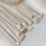 Baroque Freshwater Pearl Necklace for Women Choker Minimalist