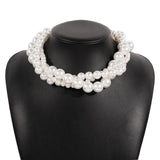 Elegant Multilayer Pearl Necklace for Girls