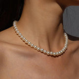 Elegant Multilayer Pearl Necklace for Girls