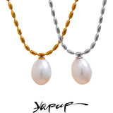 Freshwater Pearl Pendant Sweet Necklace Women Jewelry Gift