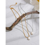 Freshwater Pearl Pendant Sweet Necklace Women Jewelry Gift
