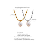 Freshwater Pearl Pendant Sweet Necklace Women Jewelry Gift