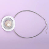 Gothic Silver Pearl Pendant Necklace for Women Harajuku Layered Choker