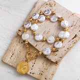 Minimalist Metal Coin Pendant Necklaces for Women