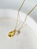 Peri'sbox Baroque Pendant Necklace with Pearl Teardrop - Great Gift Idea