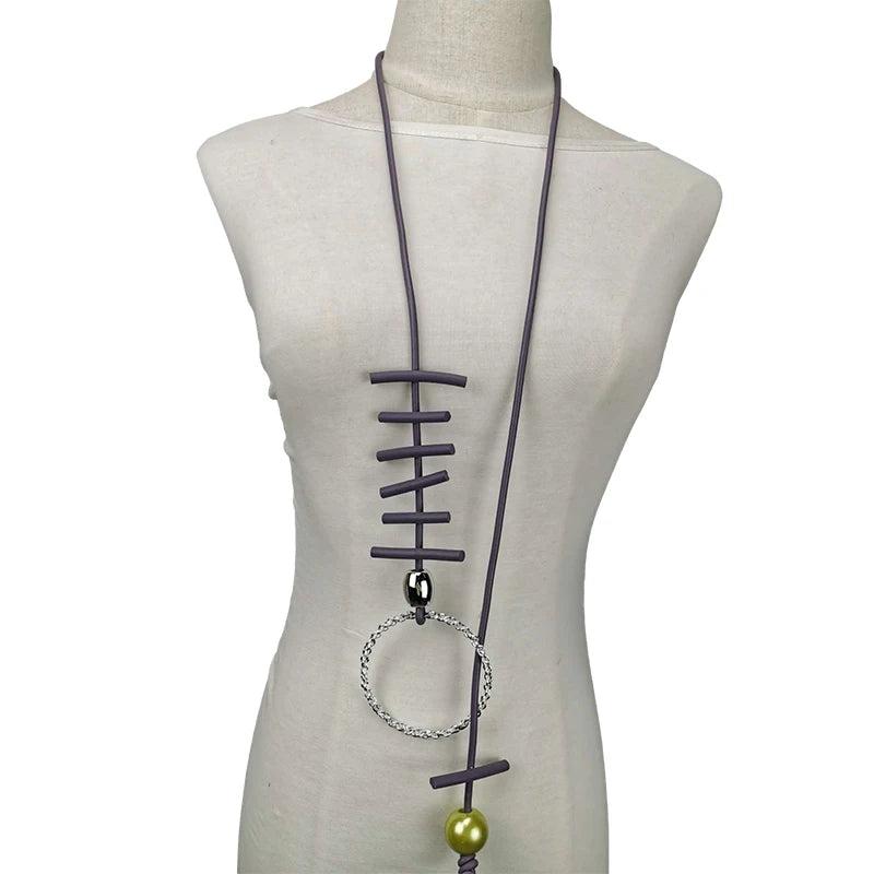 Pearl Pendant Necklaces Gothic Statement Necklace Female Clothes Accessories