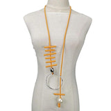 Pearl Pendant Necklaces Gothic Statement Necklace Female Clothes Accessories