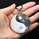 Yin Yang Pendant Necklace Mother-of-pearl Shell Retro Charm