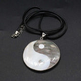 Yin Yang Pendant Necklace Mother-of-pearl Shell Retro Charm