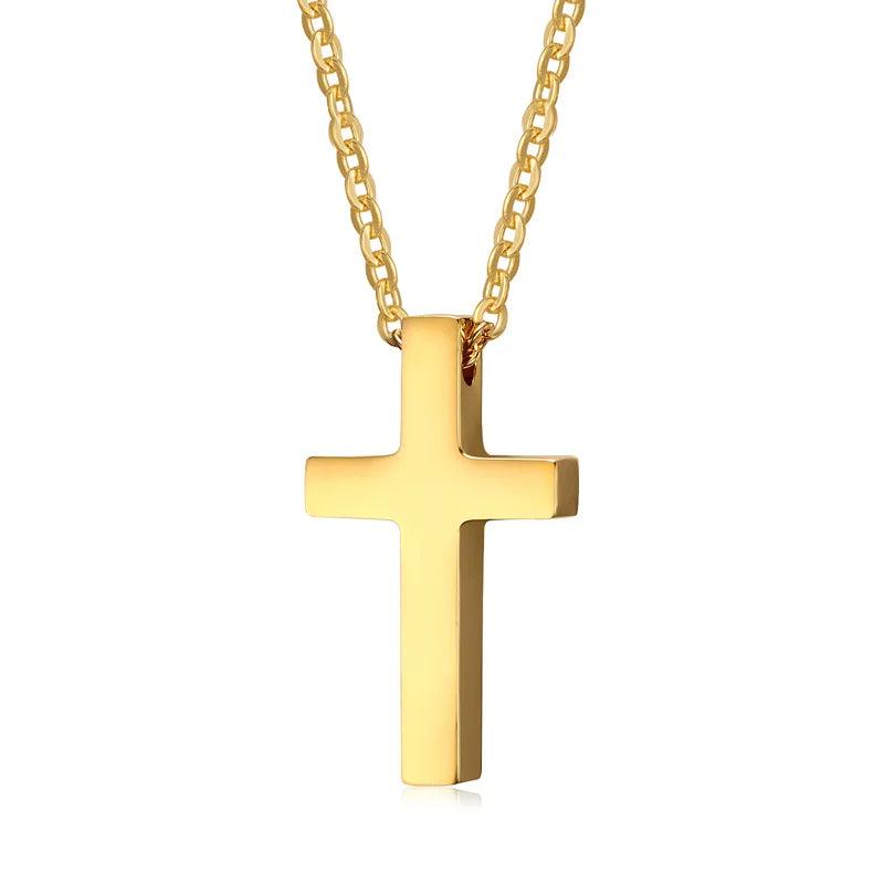 Cross Prayer Necklace Stainless Steel Lucky Jewelry
