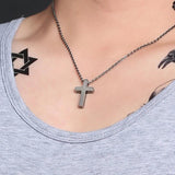 Cross Prayer Necklace Stainless Steel Lucky Jewelry