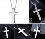 Cross Prayer Necklace Stainless Steel Lucky Jewelry