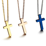 Cross Prayer Necklace Stainless Steel Lucky Jewelry
