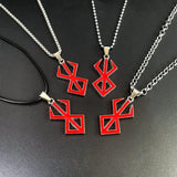 Berserk Sword Guts Pendant Necklace Chains Long Jewelry Accessories