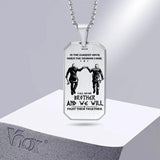 Personalized Stainless Steel Dog Tag Necklace for Him