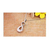 Infinity Love Ash Memorial Keepsake Stainless Steel Urn Pendant Necklace