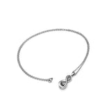 Infinity Love Ash Memorial Keepsake Stainless Steel Urn Pendant Necklace