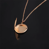 Personalized Stainless Steel Pendant Necklace - 25mm Round Locket