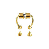 Stainless Steel Magnetic Horseshoe Nose Ring Non-Piercing Nose Clip Nose Jewelry