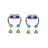 Stainless Steel Magnetic Horseshoe Nose Ring Non-Piercing Nose Clip Nose Jewelry