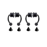 Stainless Steel Magnetic Horseshoe Nose Ring Non-Piercing Nose Clip Nose Jewelry