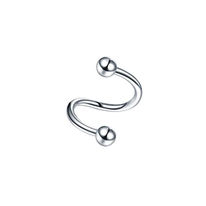 Unisex Hip Hop Ear Stud Body Piercing Rings