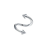 Unisex Hip Hop Ear Stud Body Piercing Rings