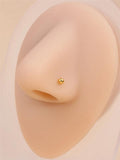 20pcs Nose Rings Studs Round Beads Body Piercing Jewelry Earrings