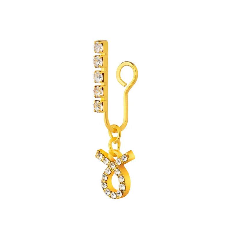 Zodiac Nose Cuffs Non Piercing 18k Plated Jewelry