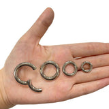 G23 Titanium PIERC Hinged Segment Hoop Earrings Large Size Nose Rings 10G-6G