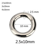 G23 Titanium PIERC Hinged Segment Hoop Earrings Large Size Nose Rings 10G-6G