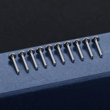 10Pcs Titanium Lip Labret Piercing for Lobe Nostril Cartilage