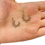 ASTM F-136 Titanium Nose Ring Flame Hinged Segment Clicker