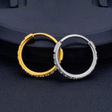 Titanium Nose Ring CZ Zircon Hoop Body Jewelry