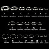 316 Stainless Steel Nose Ring Stud Earrings CBR Body Jewelry