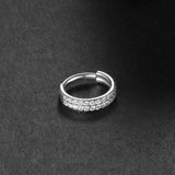 16G Surgical Steel Septum Nose Hoop Clicker CZ Stone Earrings