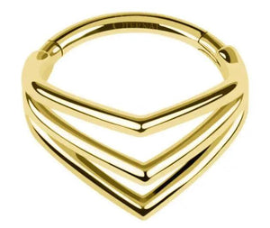 Titanium Clicker Nose Ring Ear Piercing F136
