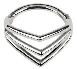 Titanium Clicker Nose Ring Ear Piercing F136